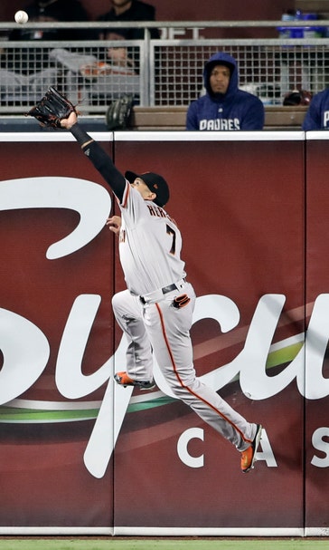 Myers, Galvis homer to lift Padres over Giants 8-4